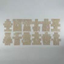 LOT DE 12 MOTS DE LA PHOTO POUR PROJECT LIFE  - KRAFT CLAIR