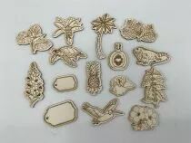 LOT DE 15 EMBELLISSEMENTS CARTON BOIS ANTILLES