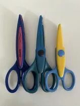 LOT DE 3 CISEAUX CRANTEURS