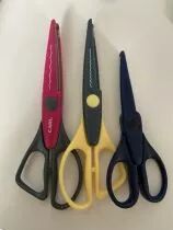 LOT DE 3 CISEAUX CRANTEURS