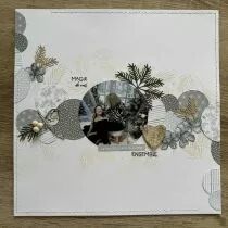 lot de 4 dies feuillages de la for&ecirc;t