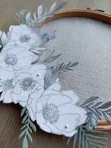 Lot de 4 dies feuillages de printemps