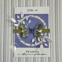 Lot de 4 dies feuillages de printemps