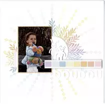 Lot de 4 dies feuillages de printemps