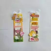 Lot de 4 dies feuillages de printemps