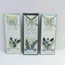Lot de 4 dies feuillages de printemps