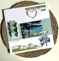 Lot de 4 dies tags déchirés - imagine