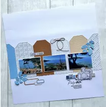 Lot de 4 dies tags déchirés - imagine