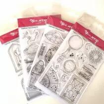 Lot de 4 tampons \ Un air c&eacute;leste\ 