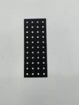 LOT DE 44 OEILLETS DECOUPES DANS PAPIER NOIR