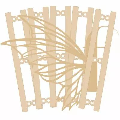 LOT DE 5 DECOUPES KRAFT CLAIR  \ BANDES POUR GRAND CLASSEUR\ 