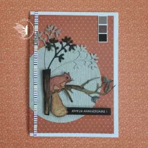 lot de 5 dies feuillages longs