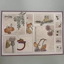 lot de 5 dies feuillages longs