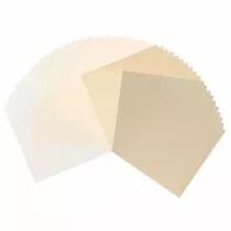 LOT DE 50 FEUILLES DARK KRAFT 200g - 5 COULEURS