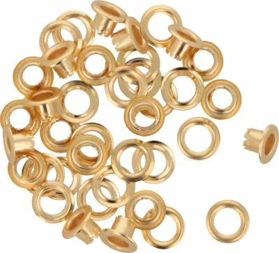 Lot de 50 oeillets 5 mm or
