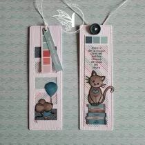 LOT DE 7 DIES MARQUE PAGE A FENETRES - NUANCIER