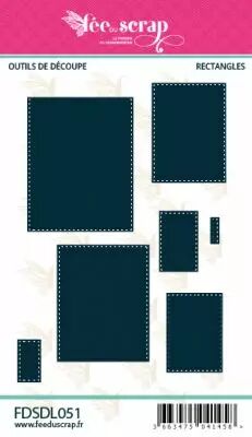 LOT DE 7 DIES RECTANGLES