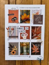 Lot de 7 dies timbres
