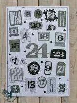 Lot de 7 dies timbres