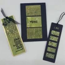 Lot de 8 dies mots \ carterie\ 