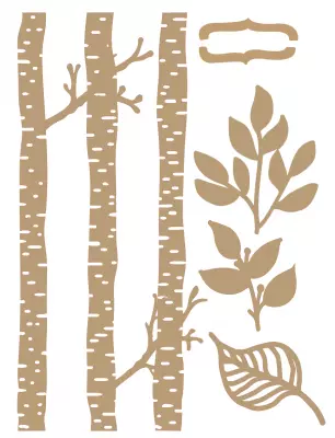 LOT EMBELLISSEMENTS BOIS - FORET