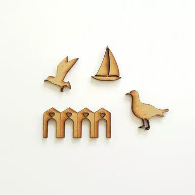LOT EMBELLISSEMENTS EN BOIS - UN AIR COTIER