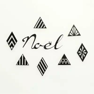 LOT EMBELLISSEMENTS EN PLEXI - UN AIR DE NOEL