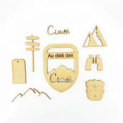 LOT EMBELLISSEMENTS EN PLEXI - UN AIR MONTAGNARD