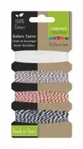 LOT FICELLES BICOLORES MARRON, ROUGE, NOIR, GRIS