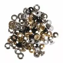 LOT MIXTE OEILLETS EN METAL 0,3MM