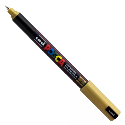 MARQUEUR PEINTURE A EAU POSCA EXTRA FINE 0,7 MM OR