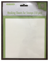 Masking Sheets for Stamps 15x15cm 10pcs/pkg