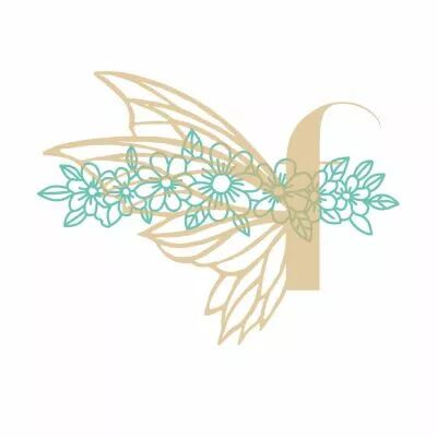 Masque - bordure fleurs