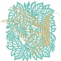 Masque feuilles vari�es monsteras pleins
