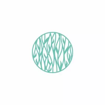 MASQUE ROND VAGUES DE FEUILLES