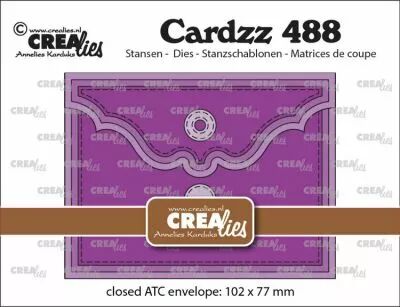 Matrice Cardzz n� 488, enveloppe horizontale ATC