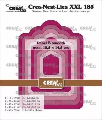 Matrice Crea-Nest-Lies XXL n� 185, panneau B lisse (s\'adapte derri�re XXL 184)