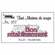 Matrice de coupe \ Bon r&eacute;tablissement\ 