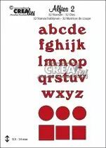Matrice de coupe Alphabet Alfies die set no. 2, Lower case