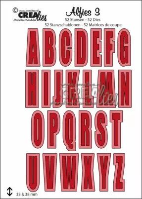 Matrice de coupe Alphabet Alfies diesset no. 3, Capital letters and shadows