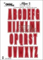 Matrice de coupe Alphabet Alfies diesset no. 3, Capital letters and shadows