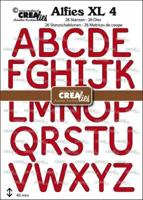 Matrice de coupe Alphabet Alfies XL diesset no. 4, Capitals