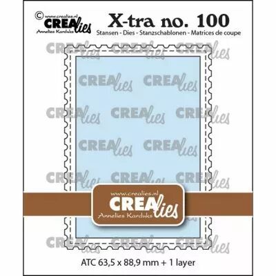 Matrice de coupe Atc With Postage Stamp Border