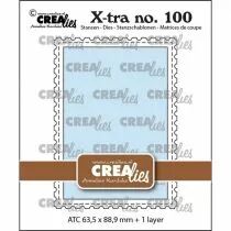 Matrice de coupe Atc With Postage Stamp Border