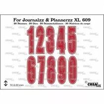 Matrice de coupe Cutting Dies For Journalzz & Plannerzz Numbers XL with Shadow No. 03