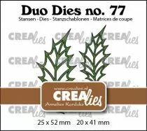 Matrice de coupe Duo Dies Open Holly Leafs