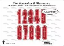 Matrice de coupe For Journalzz & Plannerzz Numbers die set no. 3, with shadows