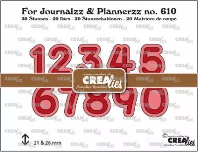 Matrice de coupe For Journalzz & Plannerzz Numbers diesset no. 4, with shadows