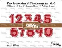 Matrice de coupe For Journalzz & Plannerzz Numbers diesset no. 4, with shadows