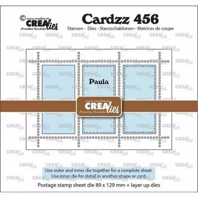 Matrice de coupe Postage Stamp Sheet Rectangle Paula with 3 rectangles